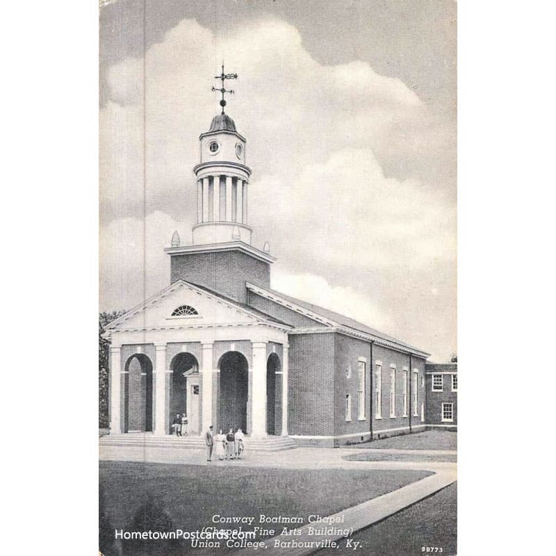 Barbourville Kentucky Conway Boatman Chapel – Hometown Postcards